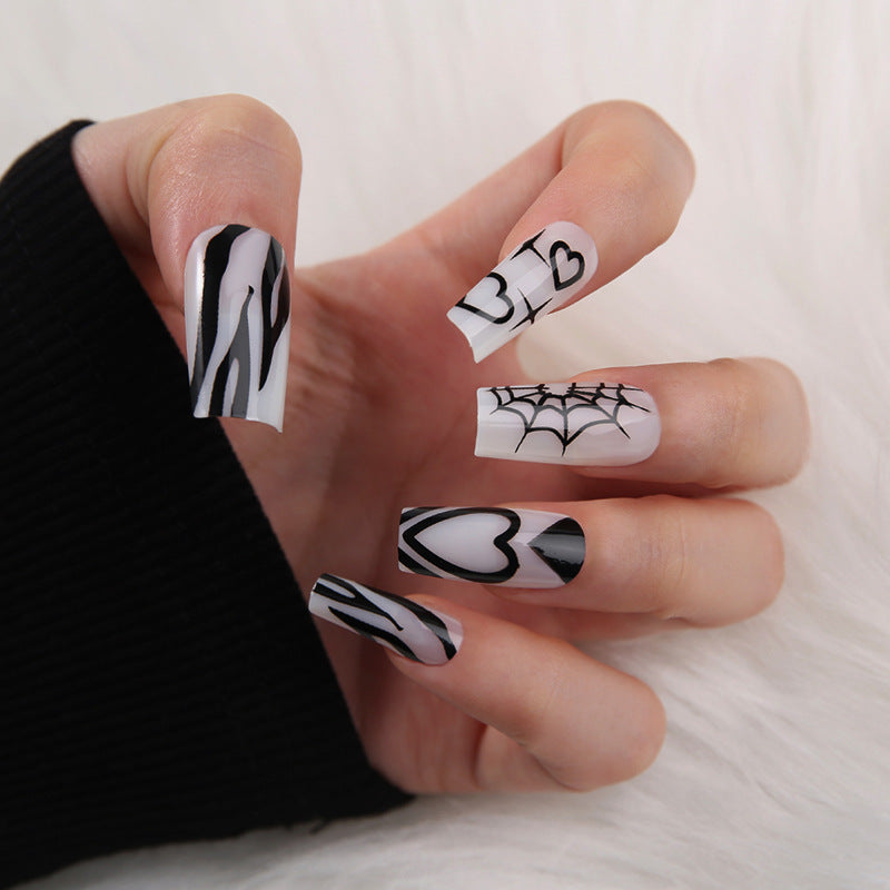 Artificial nails with floral minimalism Stornfield