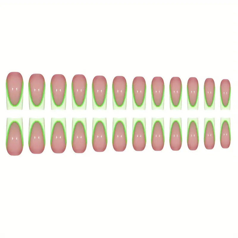 Chic Gradient Press-On Nails Stornfield