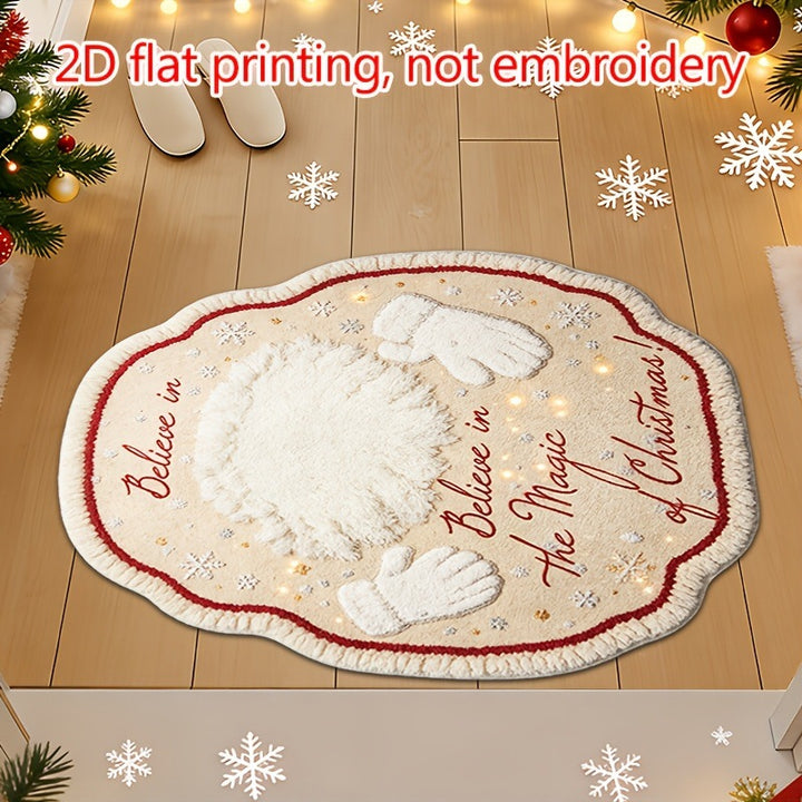 Christmas-Themed Decorative  Rug