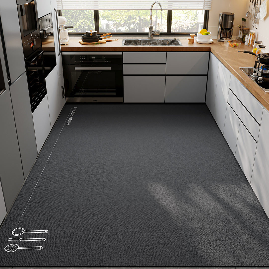 Floral Pattern Kitchen Mat
