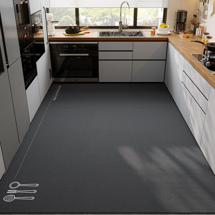 Floral Pattern Kitchen Mat