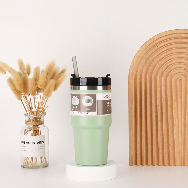 Unisex Insulated Drinking Cup with Integrated Straw Stornfield