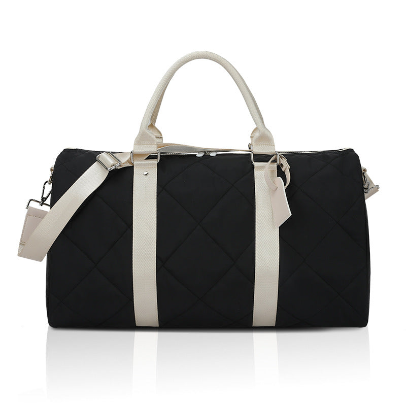 Quilted Travel Duffel Bag with Adjustable Strap Stornfield