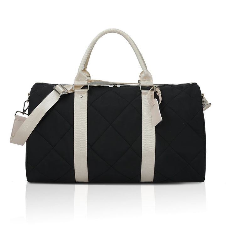 Quilted Travel Duffel Bag with Adjustable Strap Stornfield