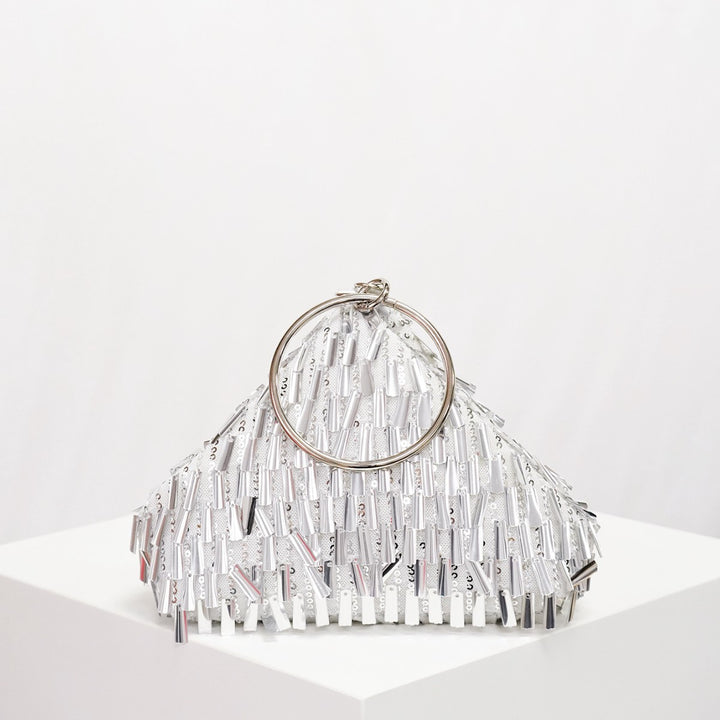 Decorative Fringe Clutch