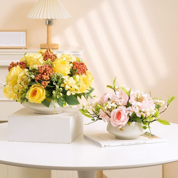 Lifelike Decorative Floral Centerpiece