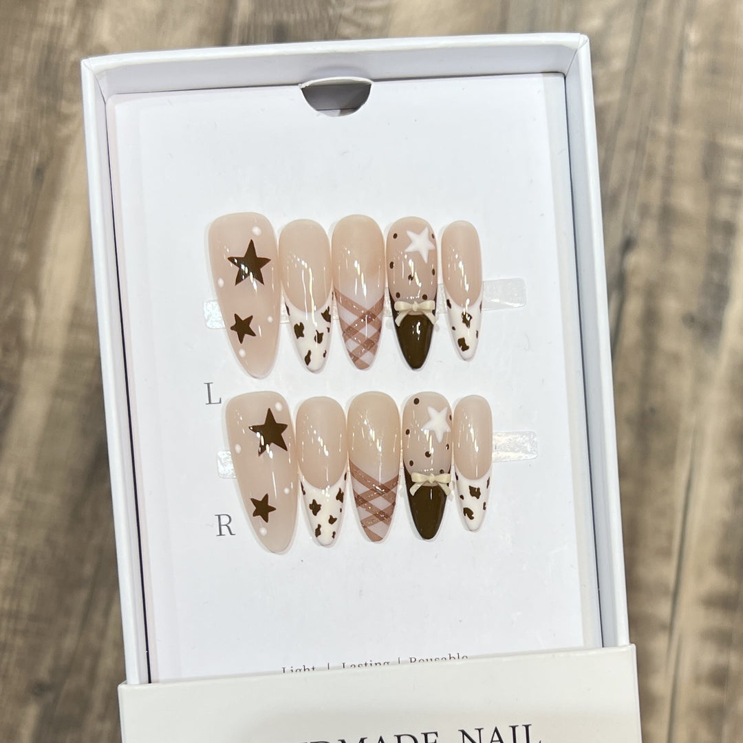 Artistic Press-On Nail Set Stornfield