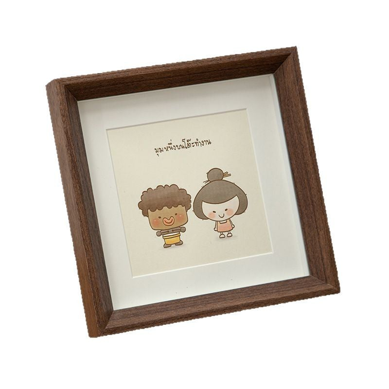 Charming Illustrated Art Display Frame for Home
