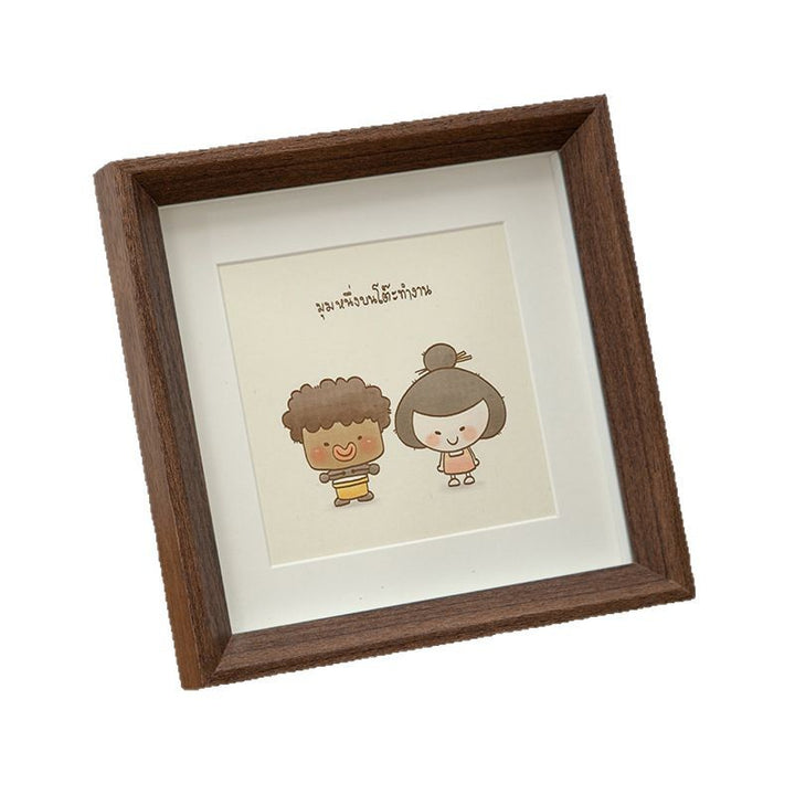 Charming Illustrated Art Display Frame for Home