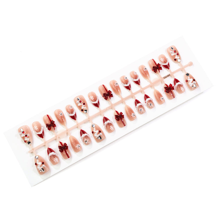 Festive Holiday Themed Press-On Nail Art Set Stornfield 1790636614