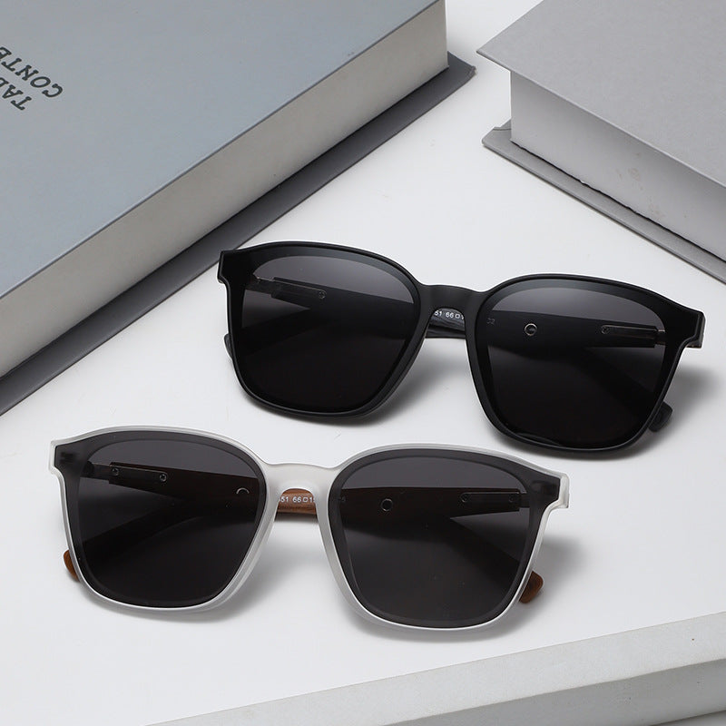 Women stylish oversized sunglasses with wooden accents Stornfield