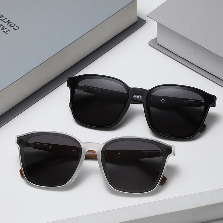Women stylish oversized sunglasses with wooden accents Stornfield