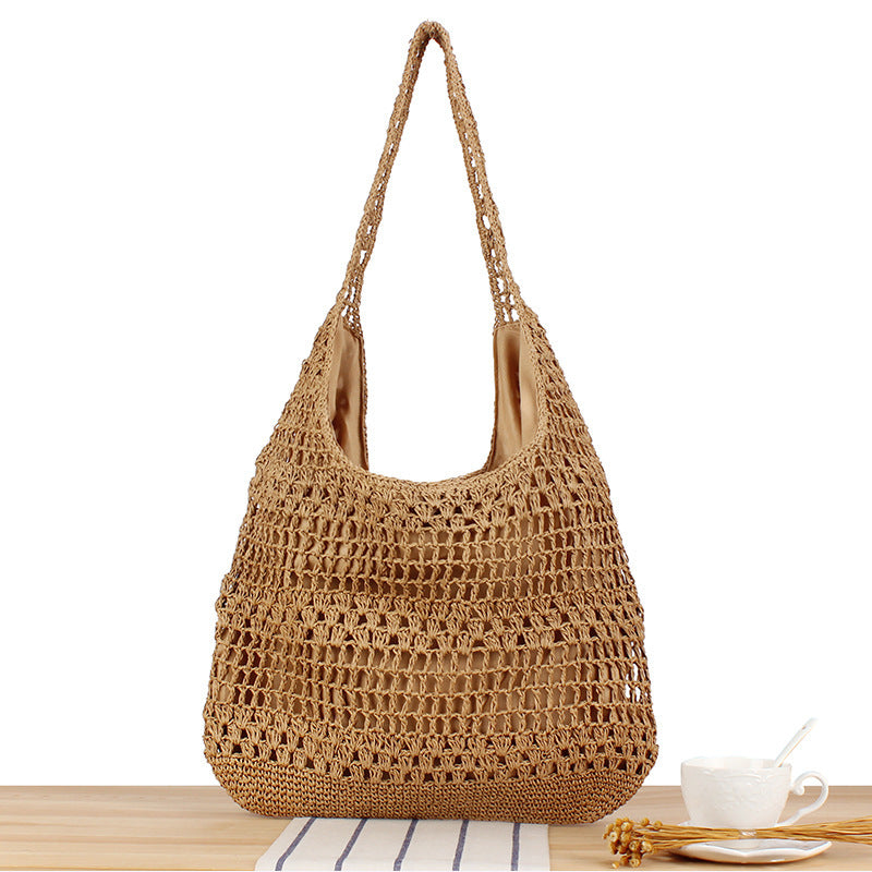 Basket bag with floral appliqué Stornfield