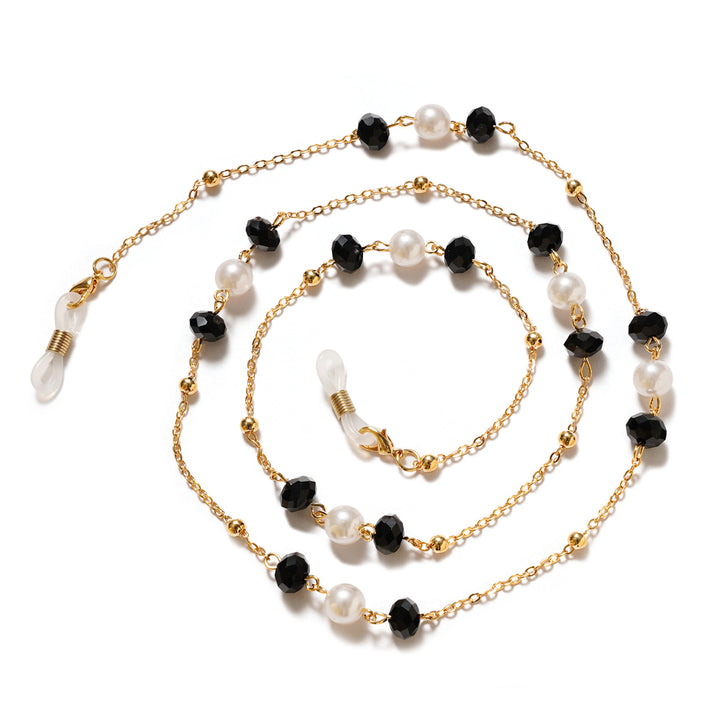 Elegant Pearl and Gemstone Eyewear Chain Stornfield