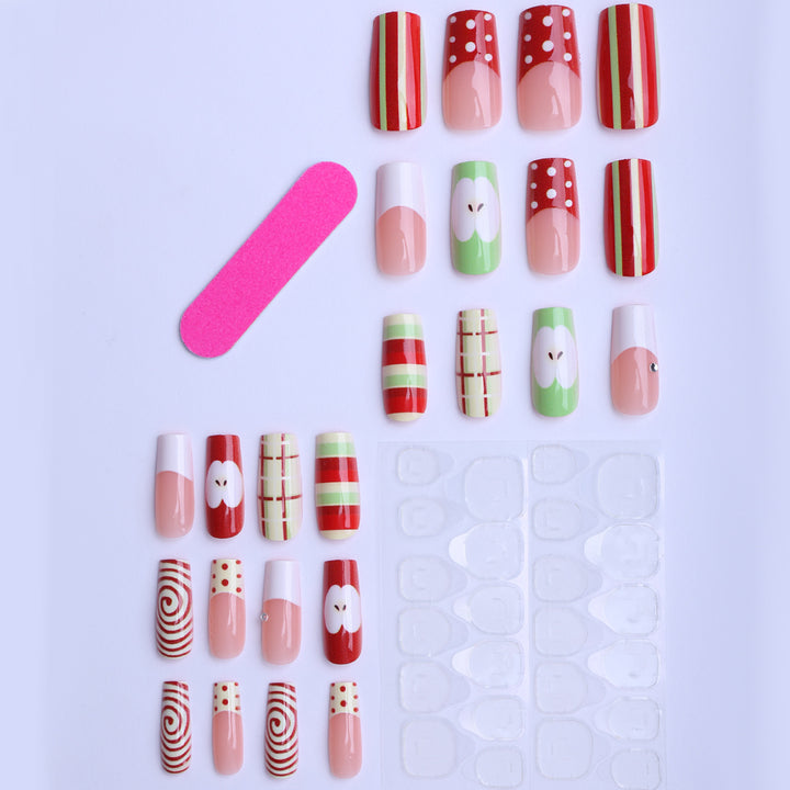 Creative Art Fake Nails with Playful Design Stornfield