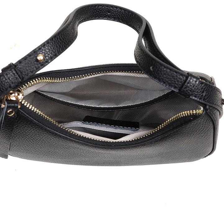 Stylish Pebbled Leather Hobo Bag Stornfield