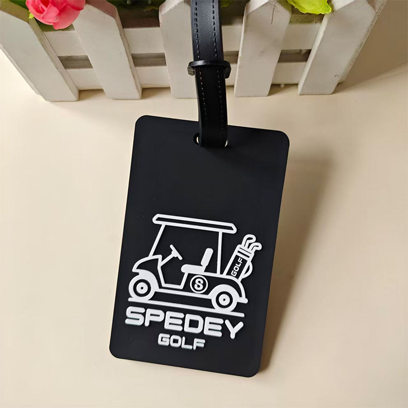 Unisex Golf Cart-Themed Luggage Tag Stornfield