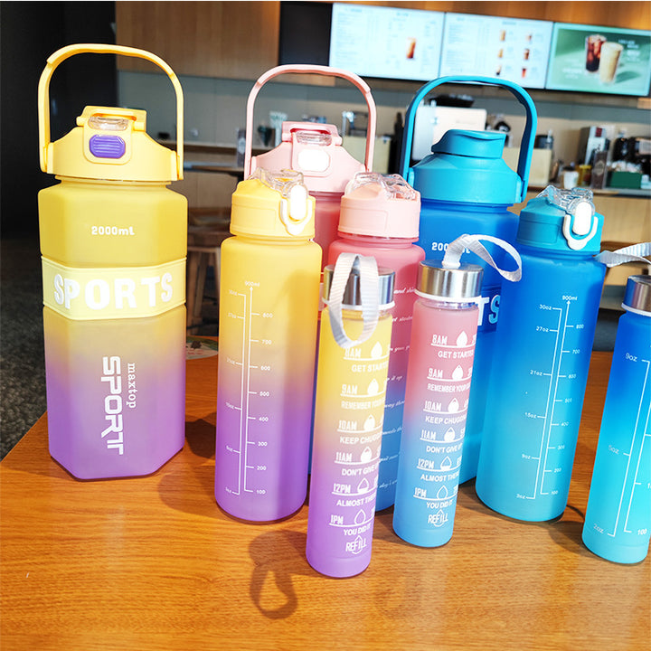 Women's Sports Water Bottle with Motivational Scales Stornfield