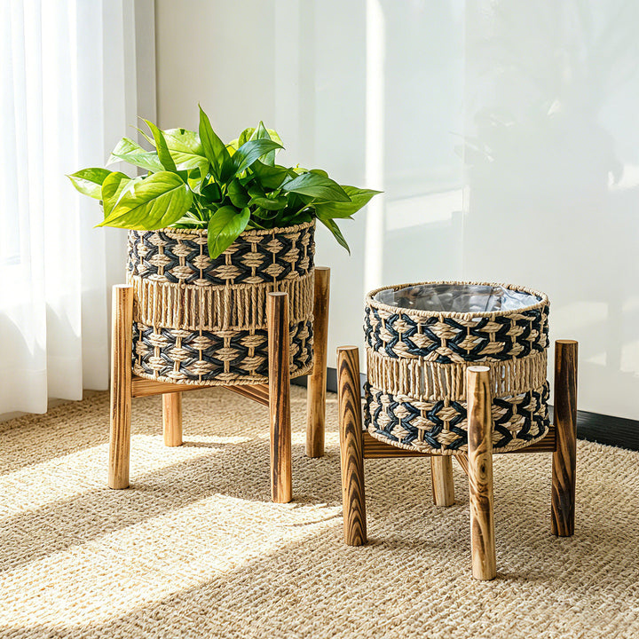 High-quality plant pot with stand Stornfield