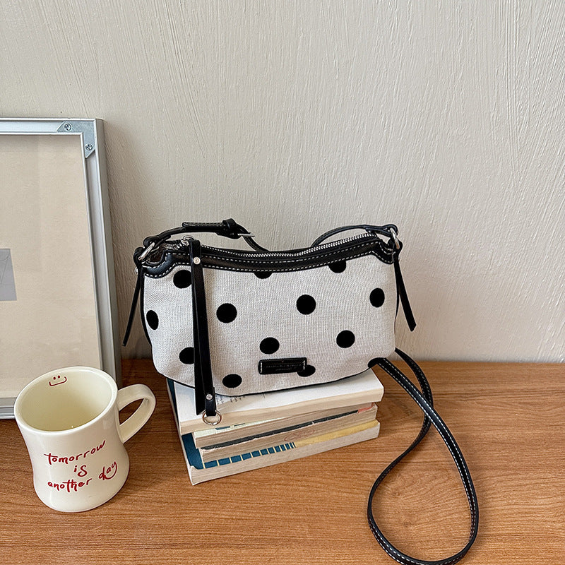 Trendy Polka Dot Crossbody Clutch