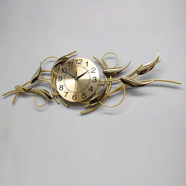 Ornate Decorative Metal Wall Clock Stornfield
