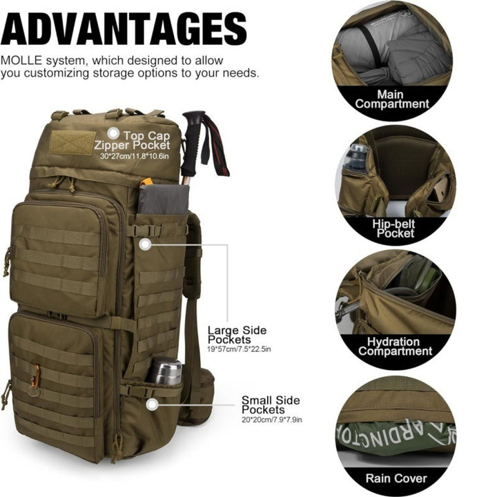 Tactical Multi-Compartment Backpack Stornfield