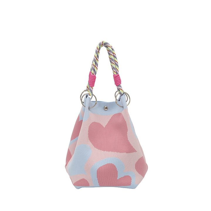 WoFloral Print Textured Handbag Stornfield