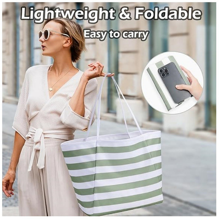 Beach bag with large storage space and water-repellent material Stornfield