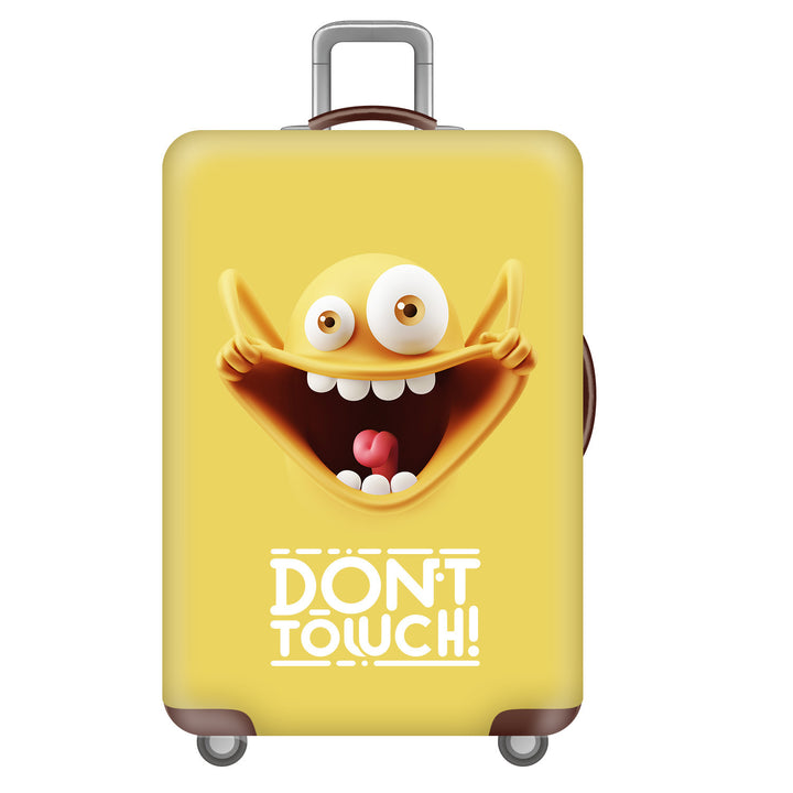 Unisex hard-shell suitcase with funny monster design Stornfield