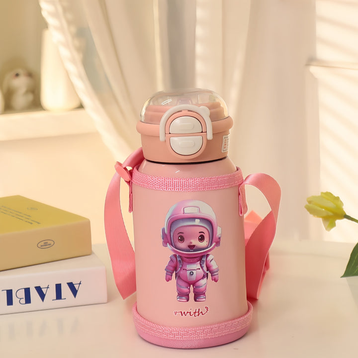 Ladies Insulated Water Bottle with Child-Friendly Design and Adjustable Carrying System Stornfield