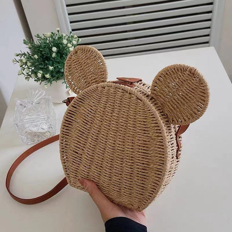 Women's Round Basket Shoulder Bag Stornfield