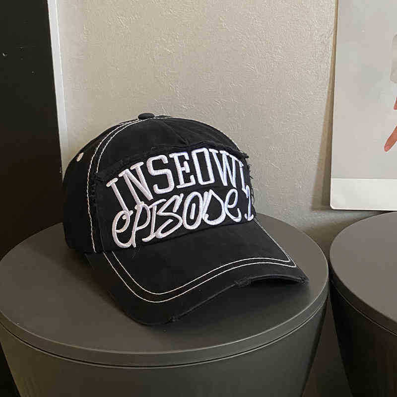 Women's Distressed Artistic Embroidered Cap Stornfield