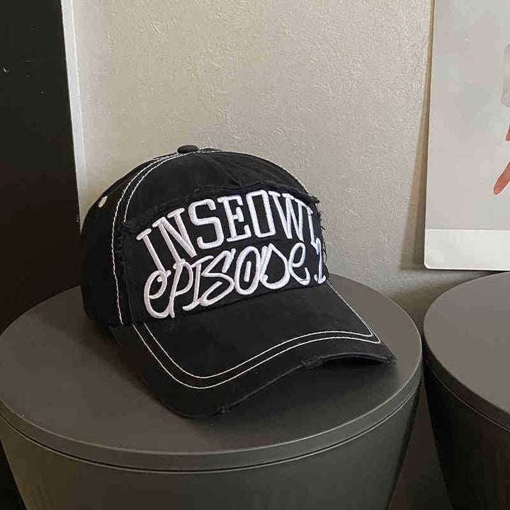 Women's Distressed Artistic Embroidered Cap Stornfield