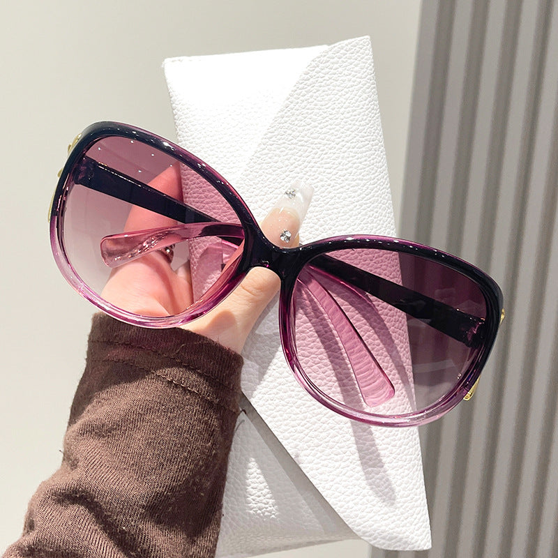 Women Oversized Sunglasses with Fashionable Gradient Design Stornfield
