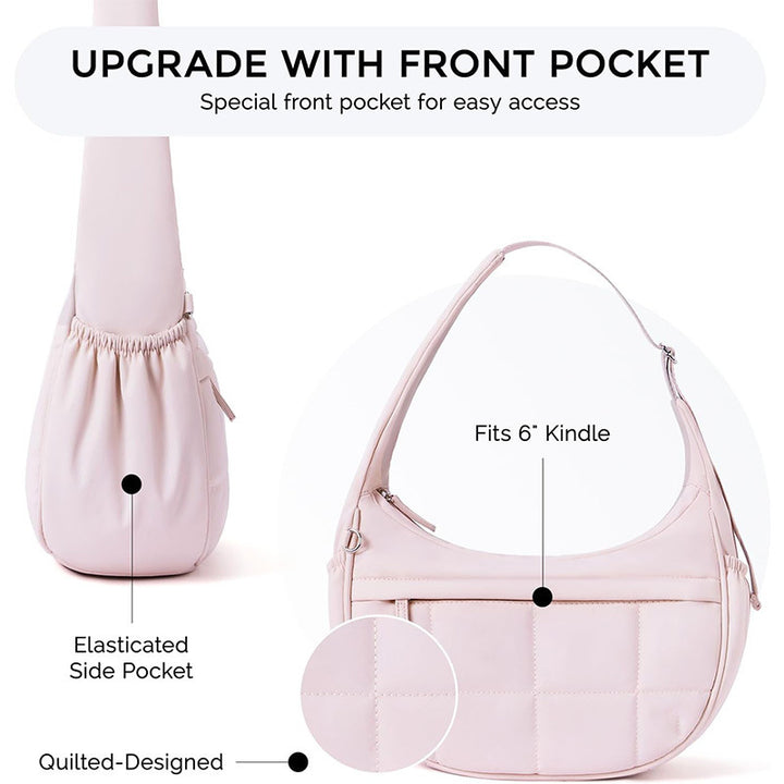 Fashionable shoulder bag with quilted surface Stornfield