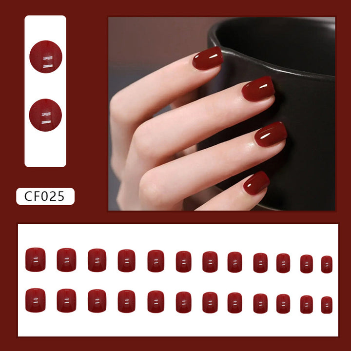 Glossy Press-On Nail Kit Stornfield
