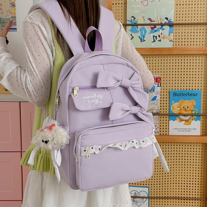 Cute Bow-Detail Backpack Stornfield