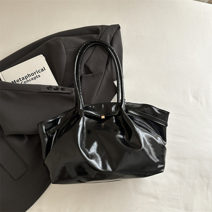Elegant Glossy Handheld Tote
