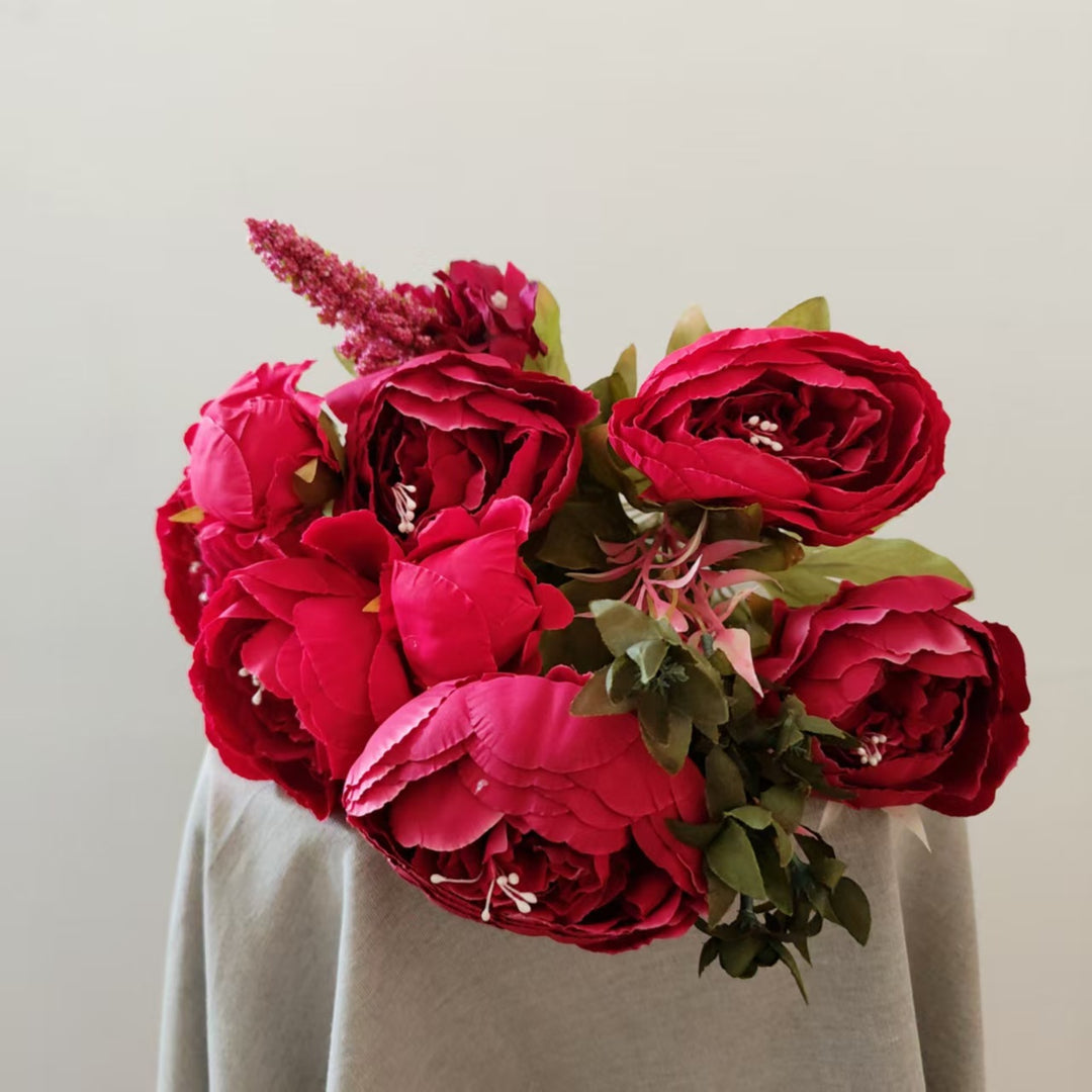 Luxurious Faux Peony Bouquet