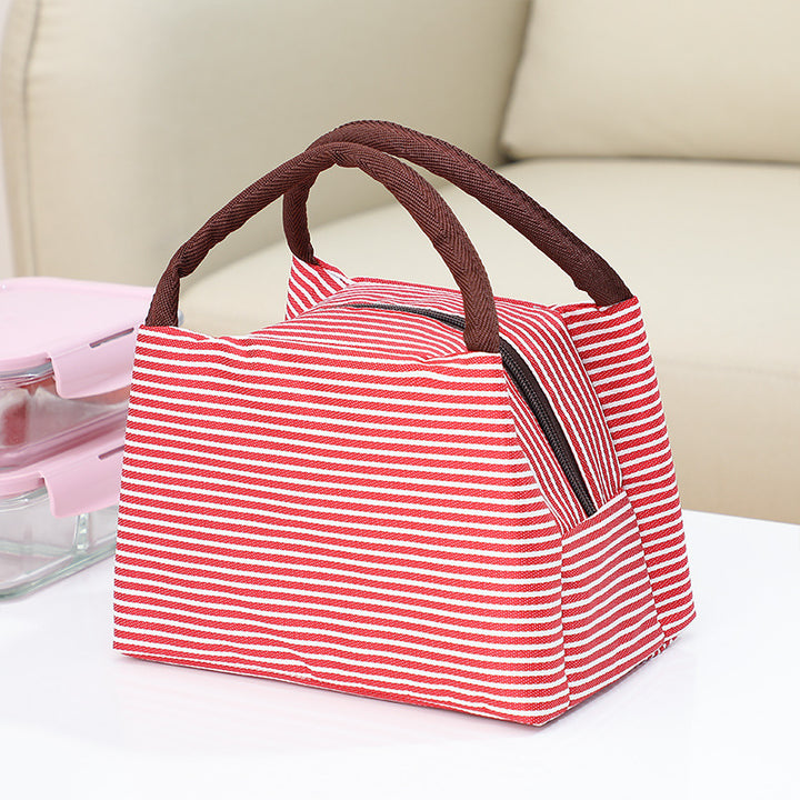 Insulated Striped Lunch Bag Stornfield