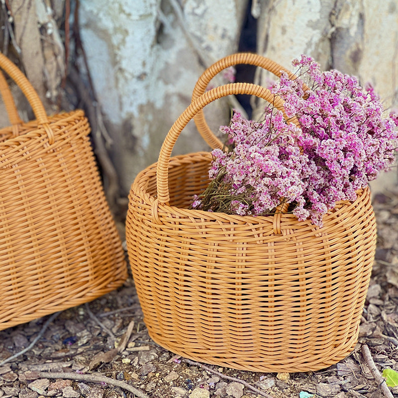 Stylish Handwoven Wicker Picnic Basket Stornfield