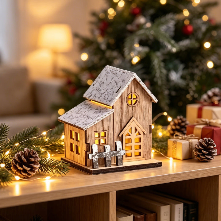 Decorative Christmas Stone House