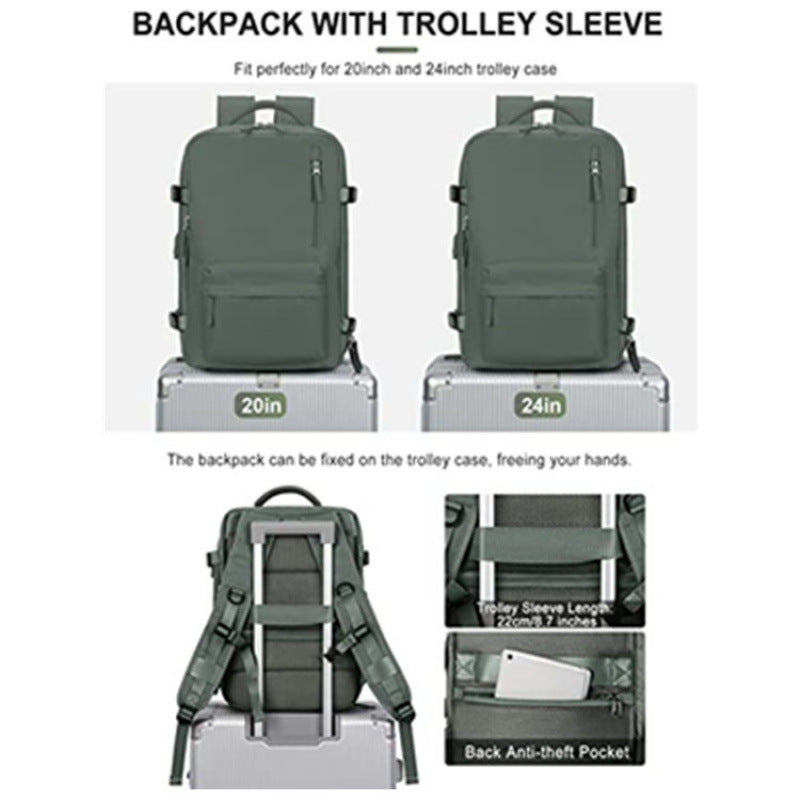 Multi-Compartment Stylish Travel Backpack Stornfield