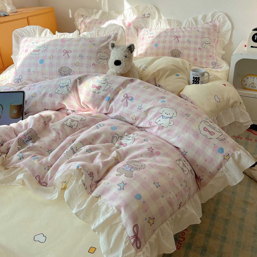 Playful Cartoon-Themed Comforter Set
