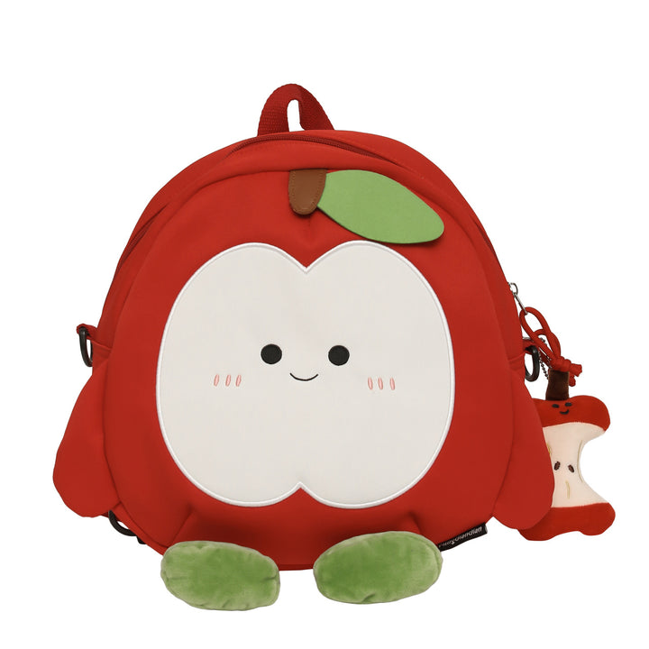 Plush backpack with apple motif Stornfield