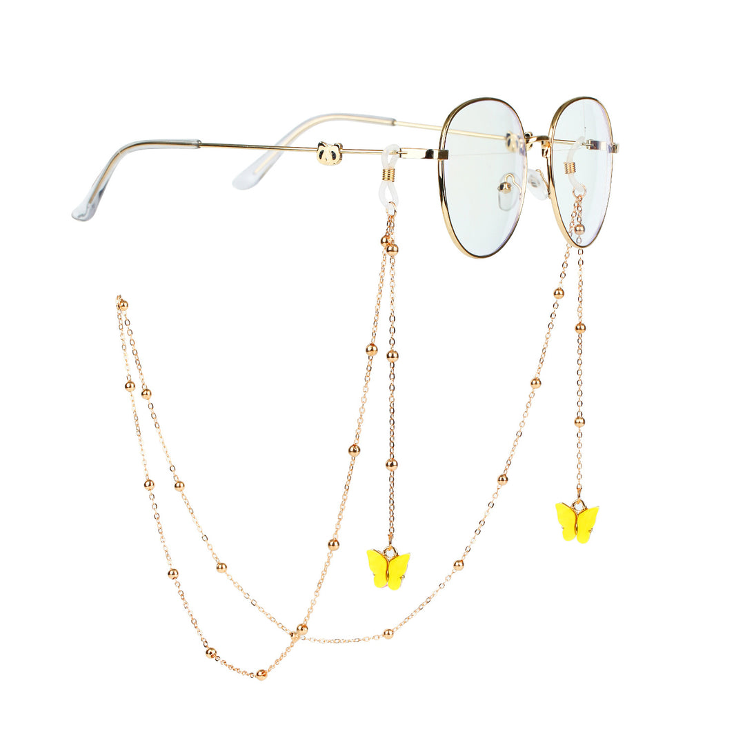 Fashionable sunglasses chains with butterfly pendants Stornfield