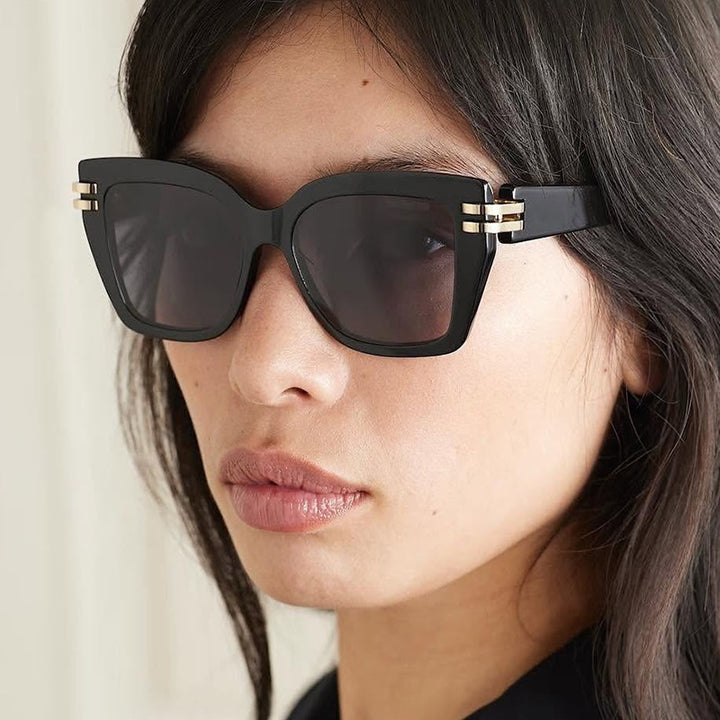 Women stylish oversized sunglasses with luxurious details Stornfield