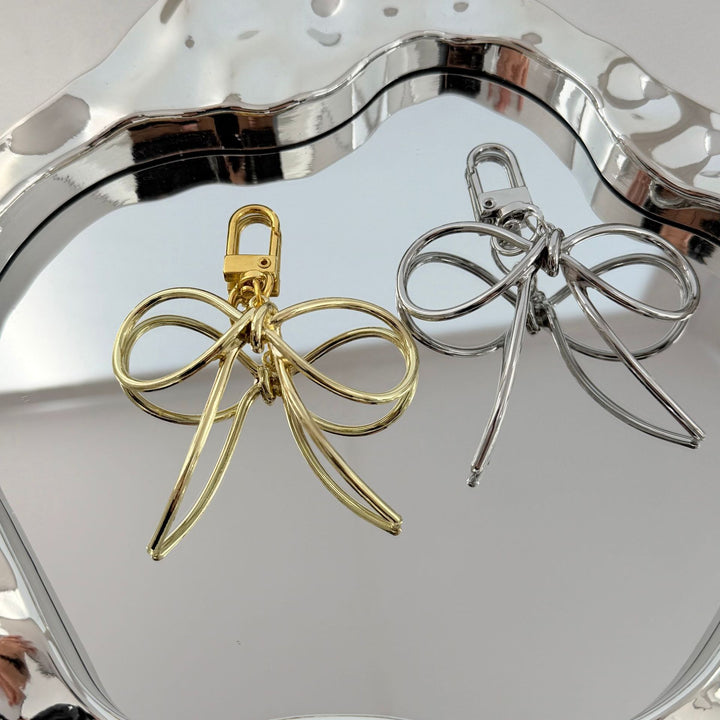 Elegant Bow-Shaped Keychain Stornfield