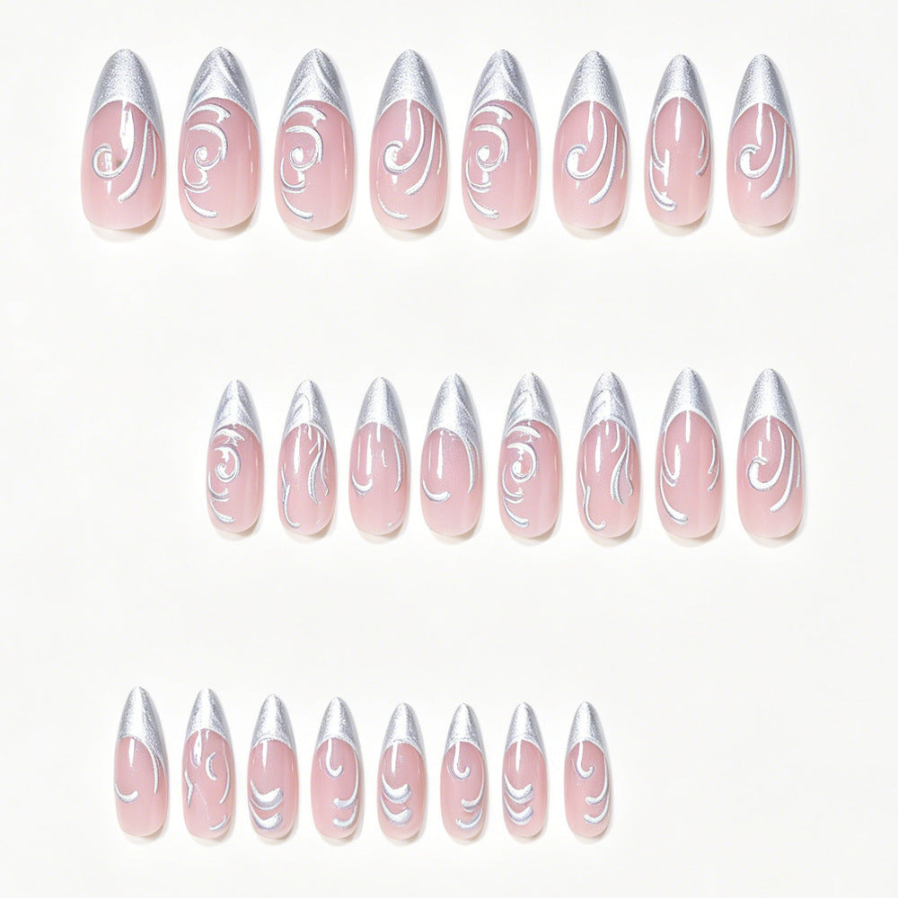 Elaborate Sculpted Press-On Nail Art Stornfield