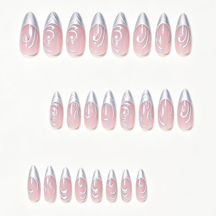 Elaborate Sculpted Press-On Nail Art Stornfield